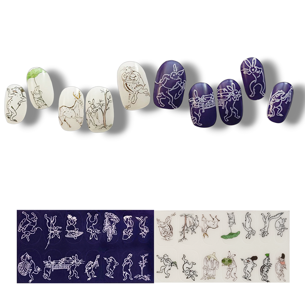 半硬化ジェルネイルシール Gel Nail Stickers Type A