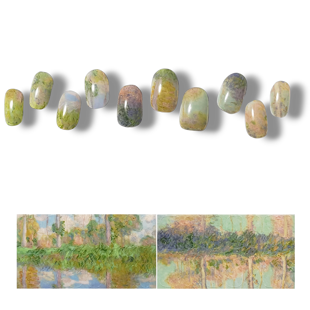 半硬化ジェルネイルシール Gel Nail Stickers Type A