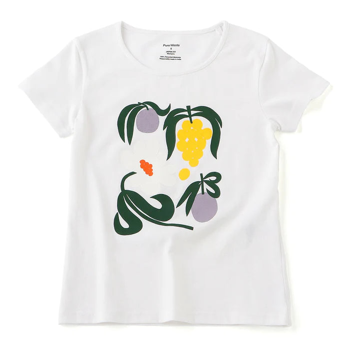 フィンランド発 "Summer Evening"プリント入り JAPAN FIT Momen's T-Shirt
