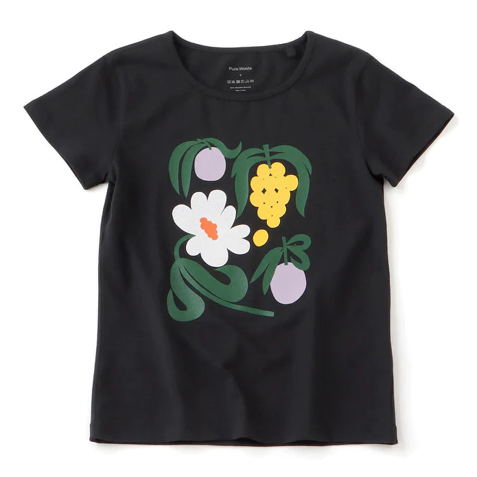 フィンランド発 "Summer Evening"プリント入り JAPAN FIT Momen's T-Shirt