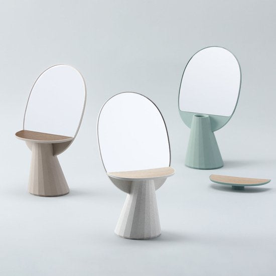 Mirror & vase