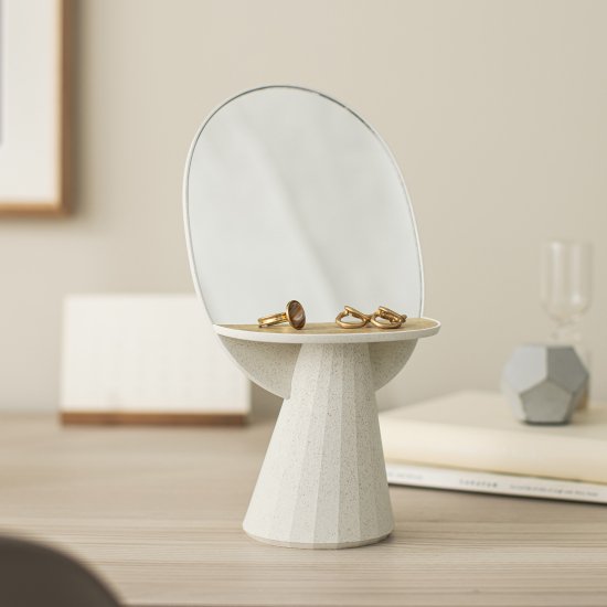Mirror & vase
