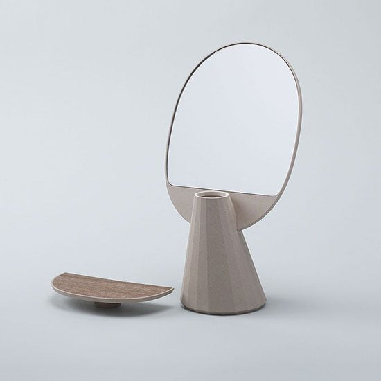 Mirror & vase