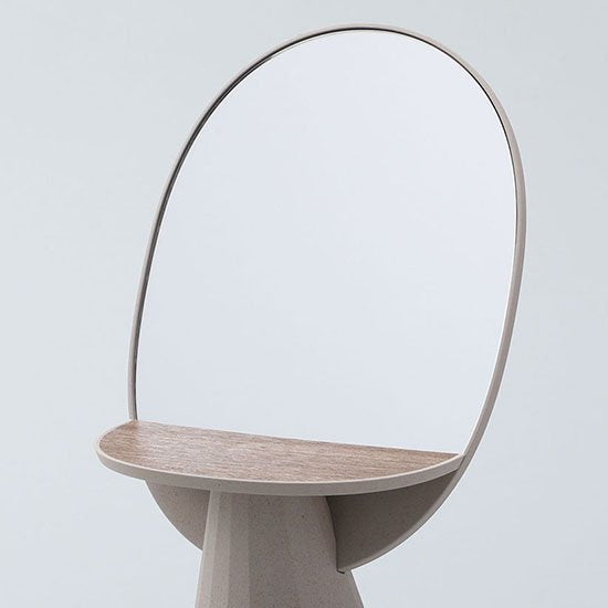 Mirror & vase