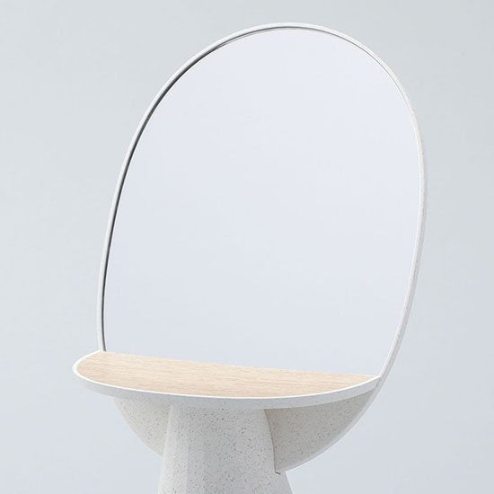 Mirror & vase