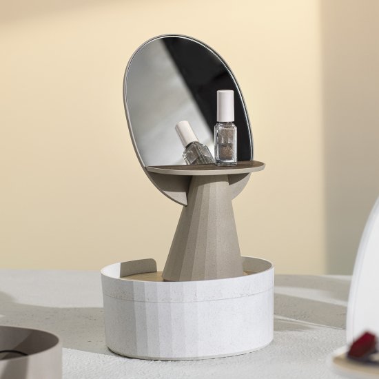 Mirror & vase