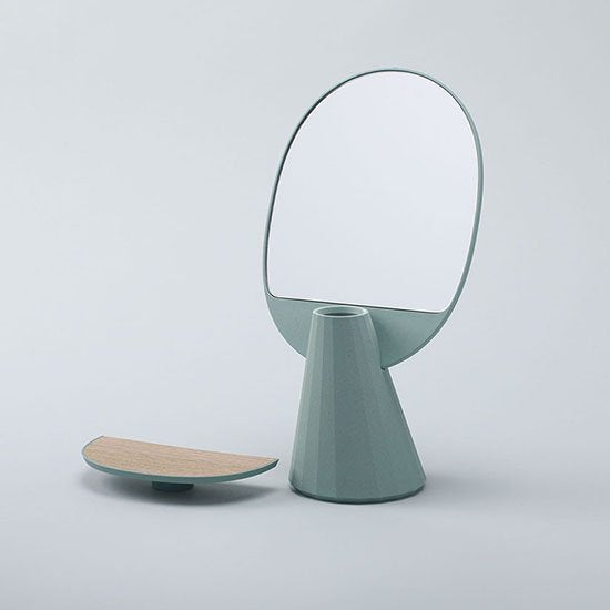 Mirror & vase