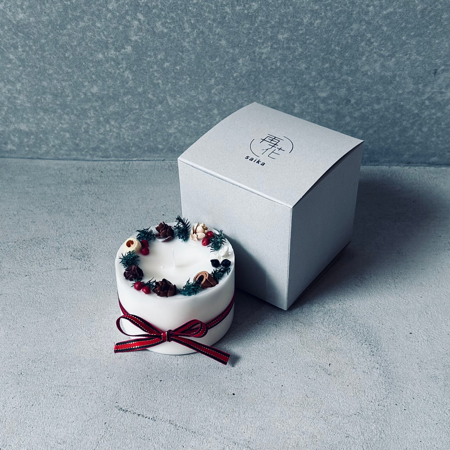 クリスマスケーキキャンドル