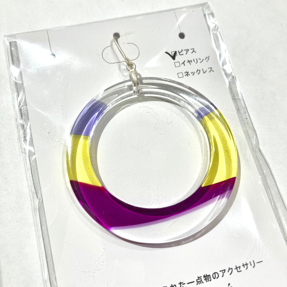 シンプルシリーズ(パープル系) ピアス