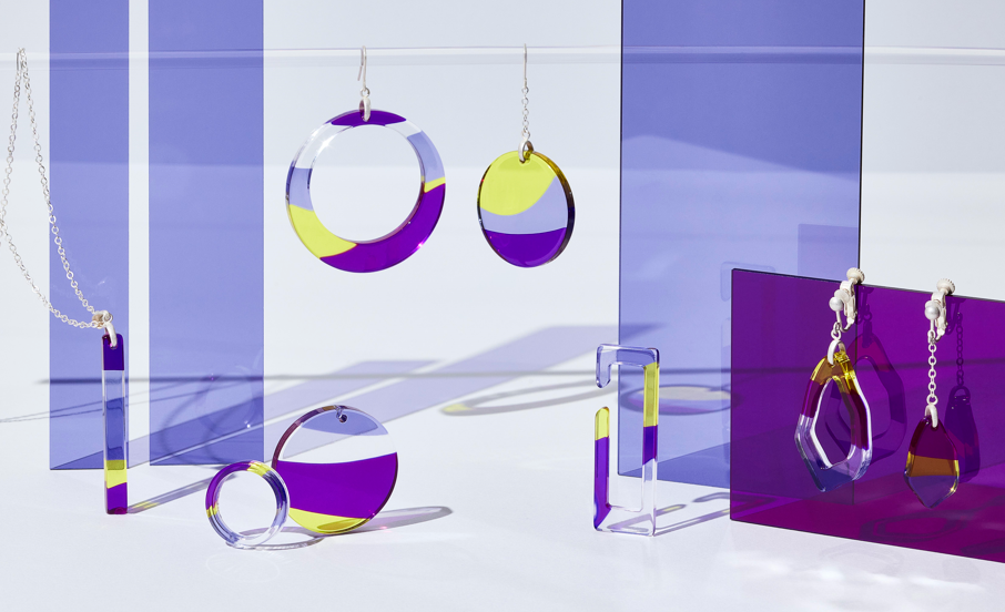 シンプルシリーズ(パープル系) ピアス