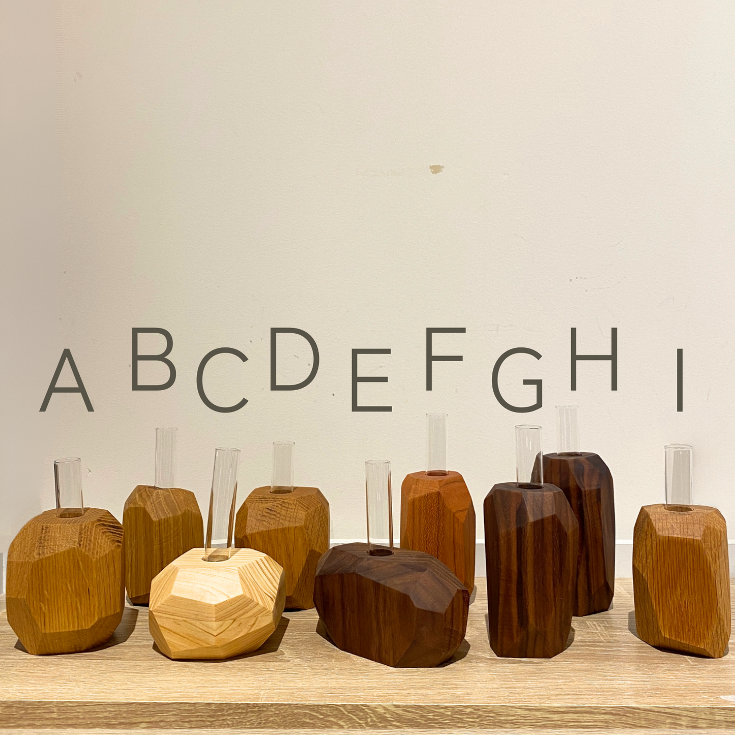 WOOD BLOCK 一輪挿し