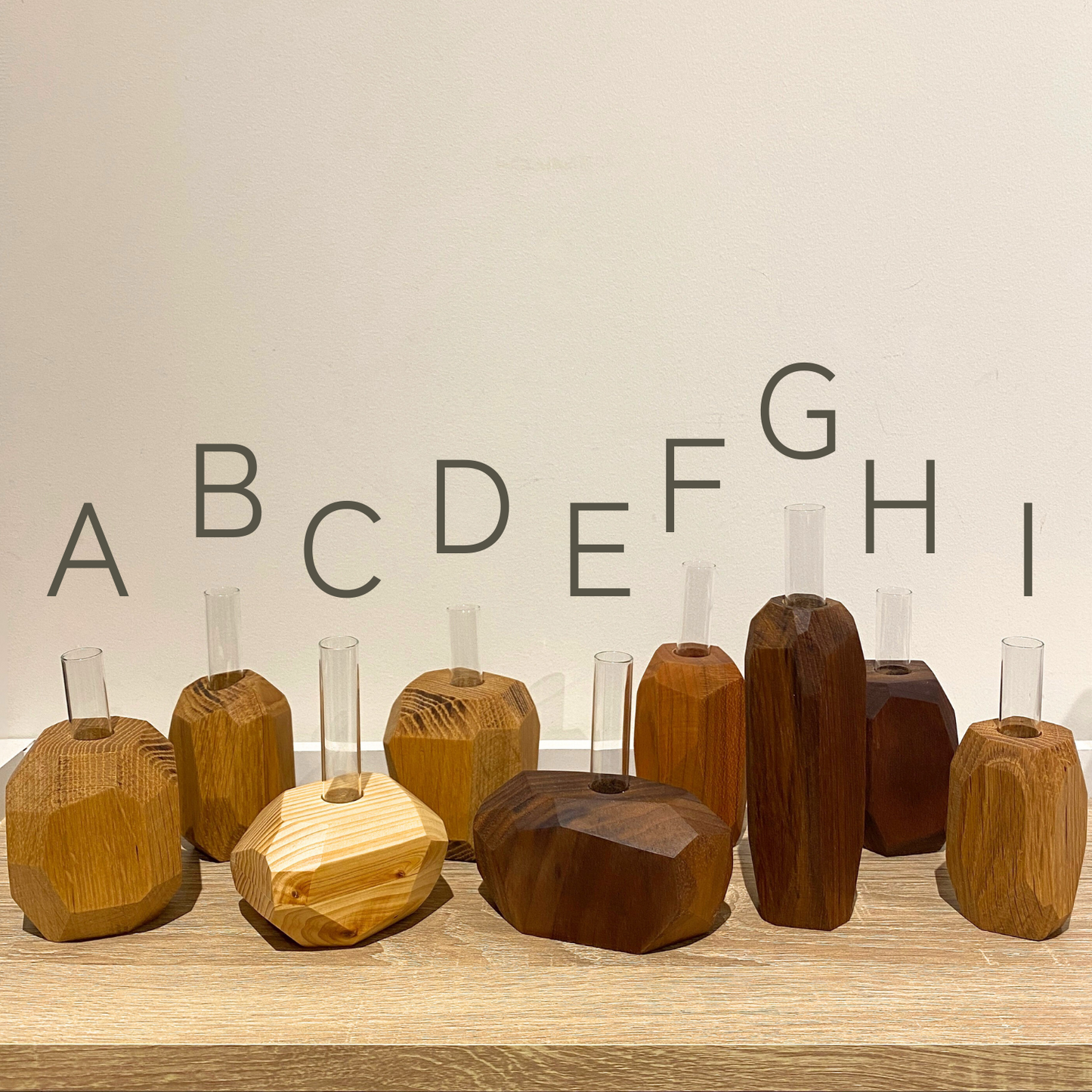 WOOD BLOCK 一輪挿し