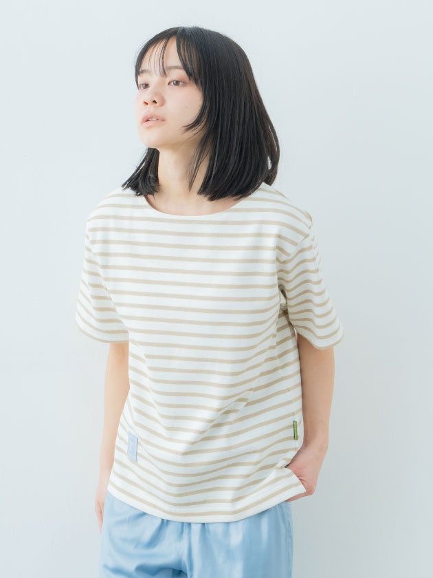 BASQUE Ⅱ|Boat Neck Short Sleeve Tee