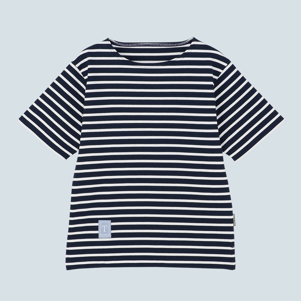 BASQUE Ⅱ|Boat Neck Short Sleeve Tee