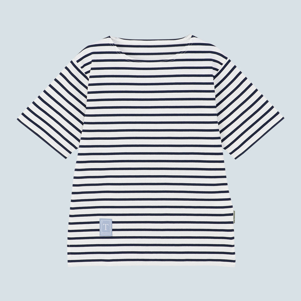BASQUE Ⅱ|Boat Neck Short Sleeve Tee