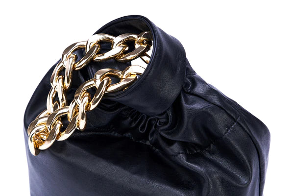 PENNY CHAIN HANDBAG BLACK