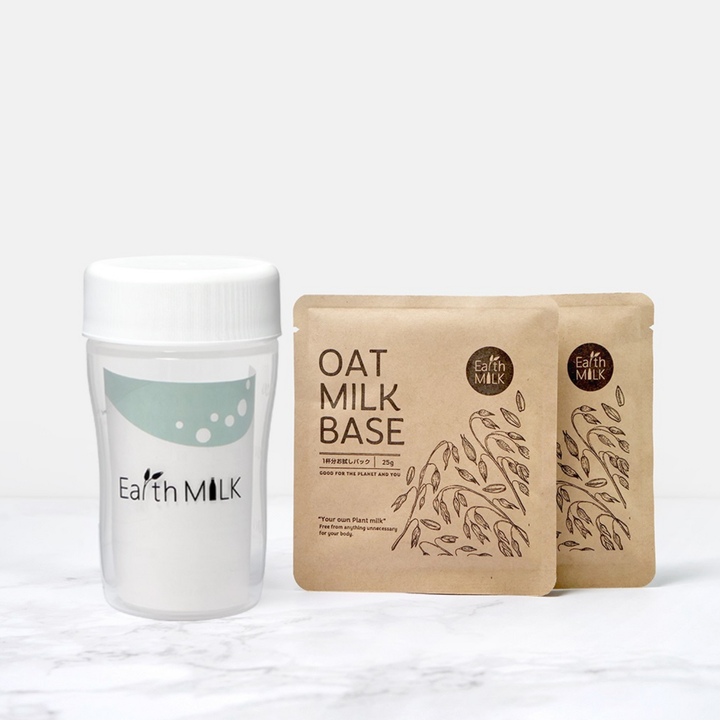 OAT / RICE MILK BASE 個包装 2袋＋プラスチックシェイカー