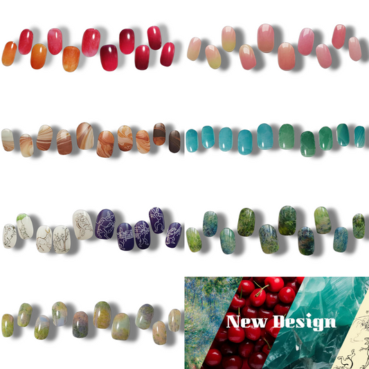 半硬化ジェルネイルシール Gel Nail Stickers　Type A