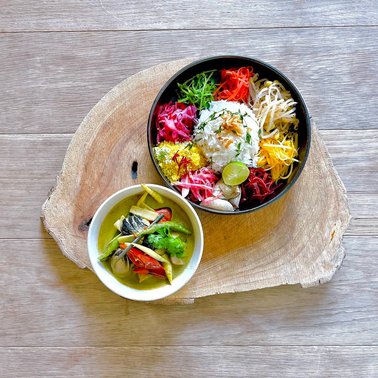 ヴィーガングリーンカレー