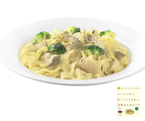 豆乳カルボナーラ