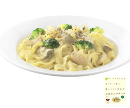 豆乳カルボナーラ