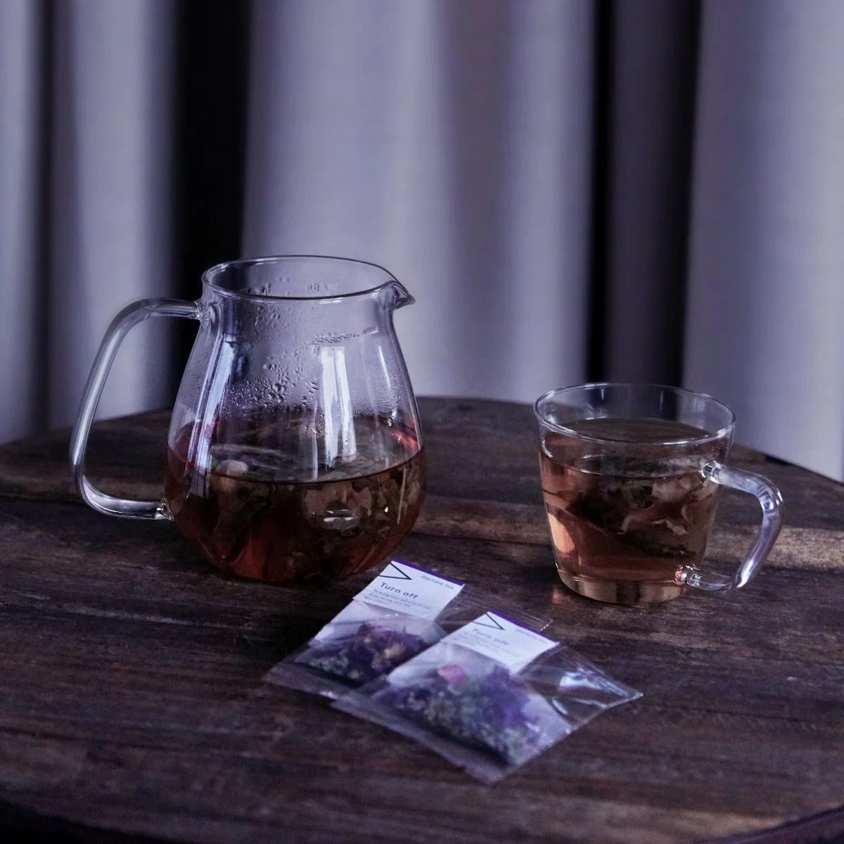 ＞ Turn off  終えるためのブレンドハーブティー