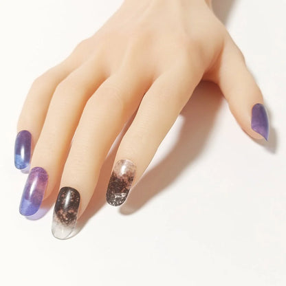 半硬化ジェルネイルシール Gel Nail Stickers　Night Sky