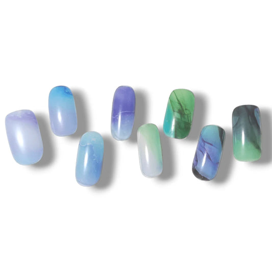 半硬化ジェルネイルシール Gel Nail Stickers　Alcohol ink：Gradation