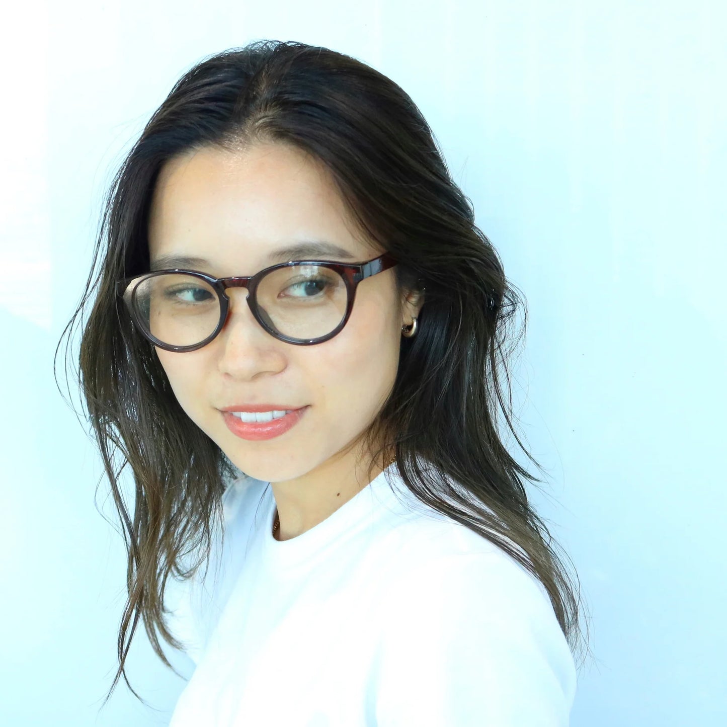 サステナブルなブルーライトカット眼鏡