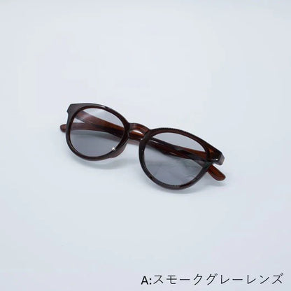 サステナブルなサングラス　ライトブラウンレンズ