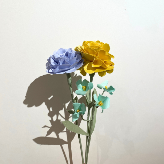 サステナブルフラワー｜blue&yellow Bouquet