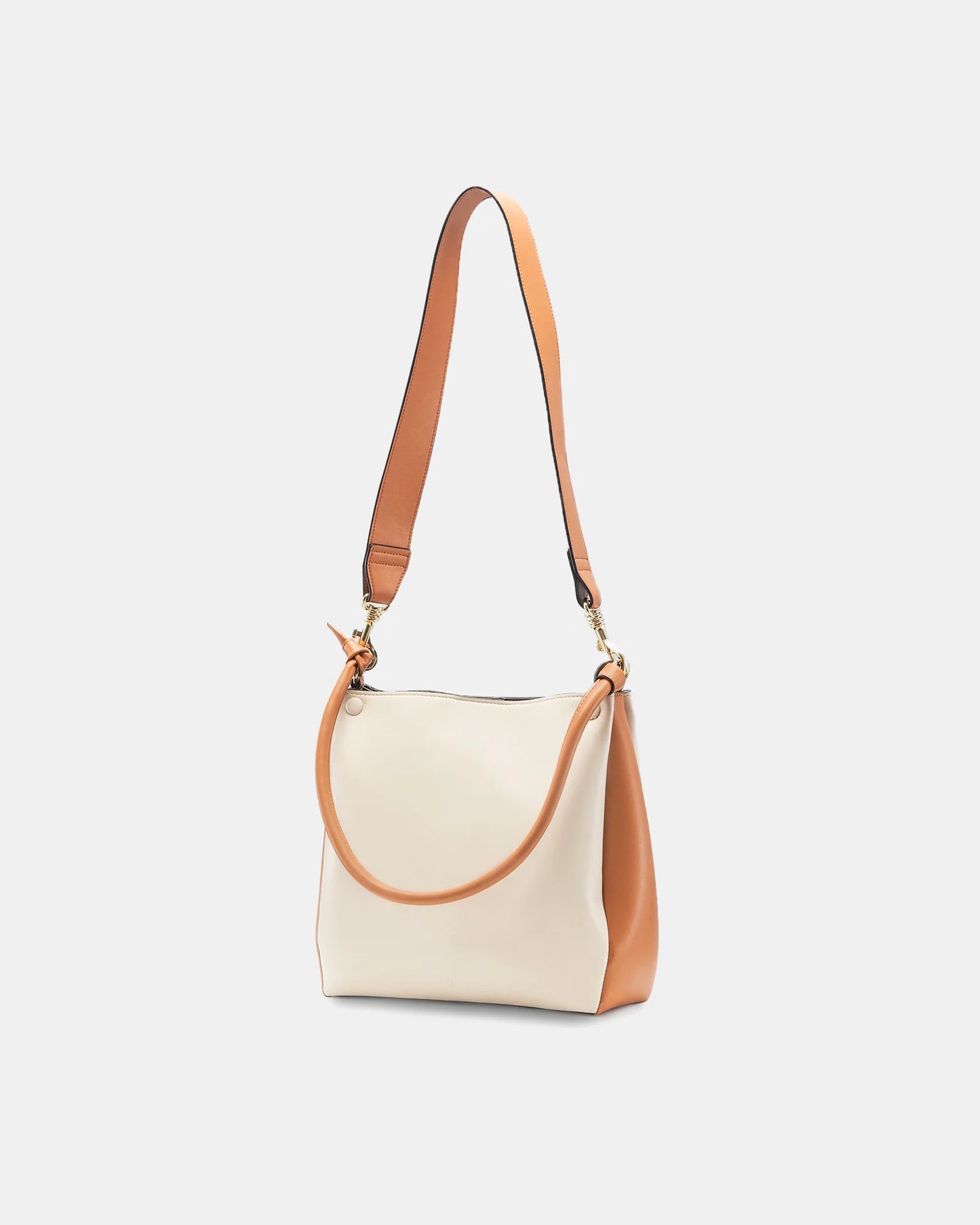 Mini Two-Tone Tote OAT & CARAMEL