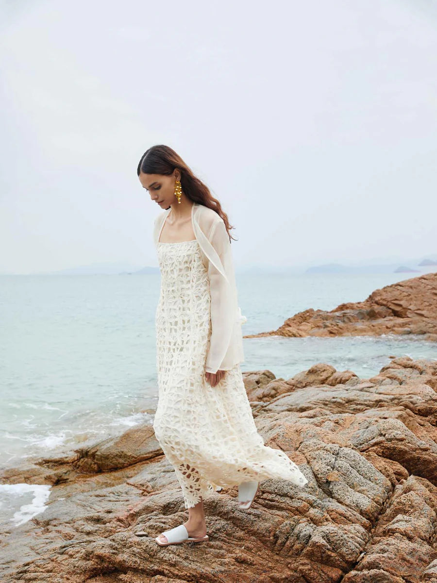 Peddle Corn Leather Sandal