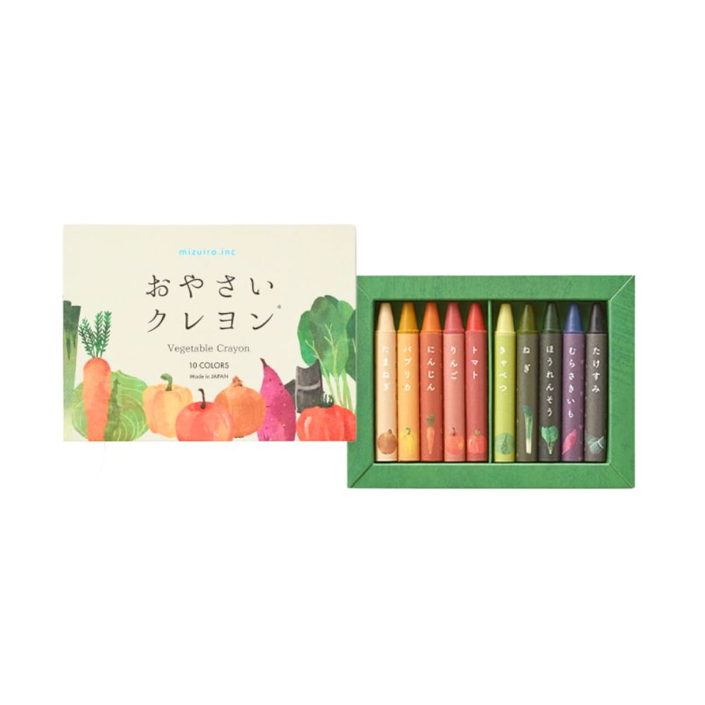 おやさいクレヨン 10色 - おやさいクレヨン｜ethikura by エシカルな暮らし