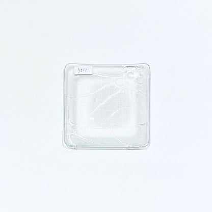 昭和の型板ガラスの小皿