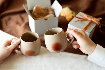 #再生備前シリーズ マグカップ lantern orange