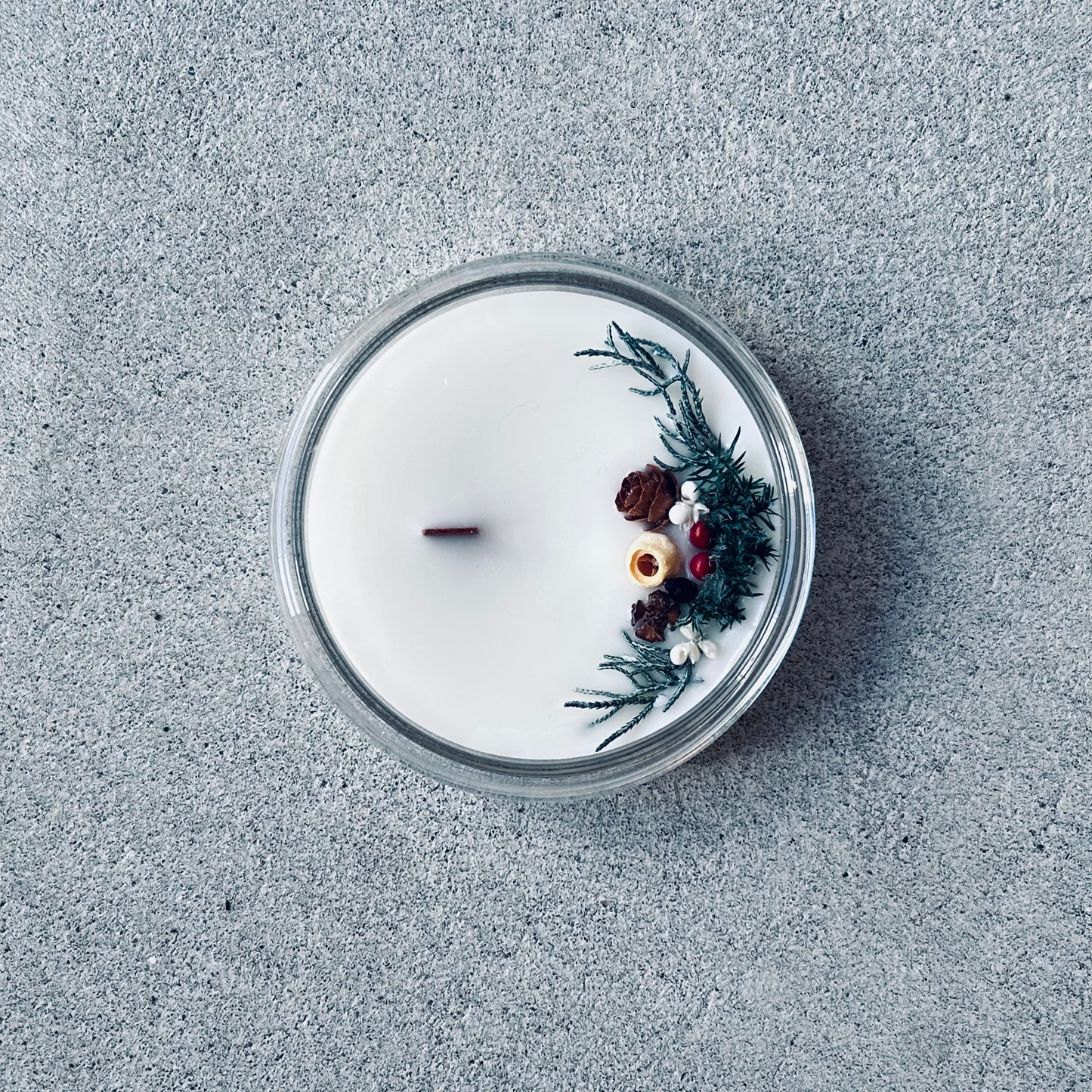 クリスマスメッセージキャンドル