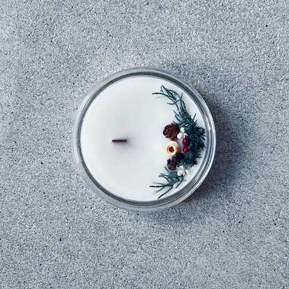 クリスマスメッセージキャンドル