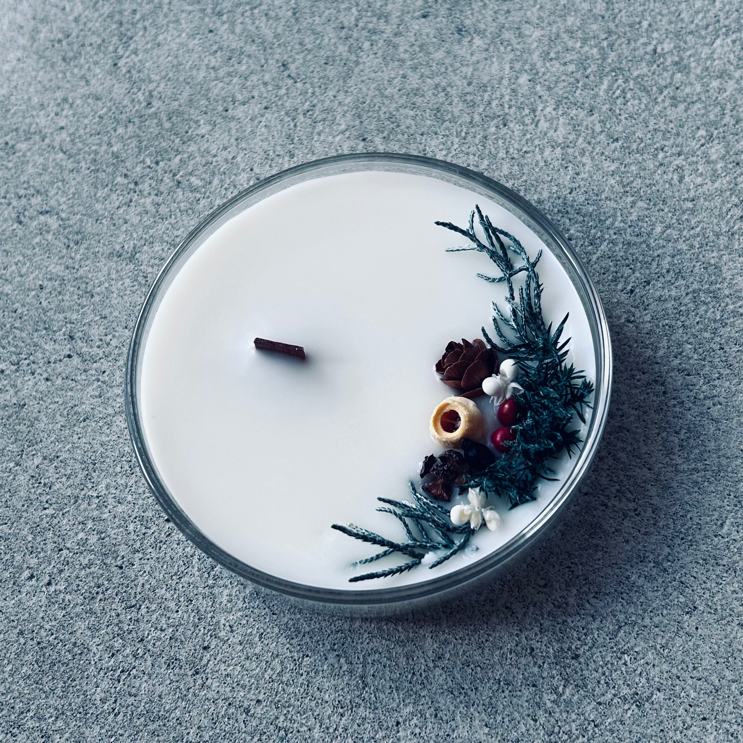 クリスマスメッセージキャンドル