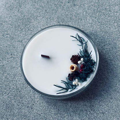 クリスマスメッセージキャンドル