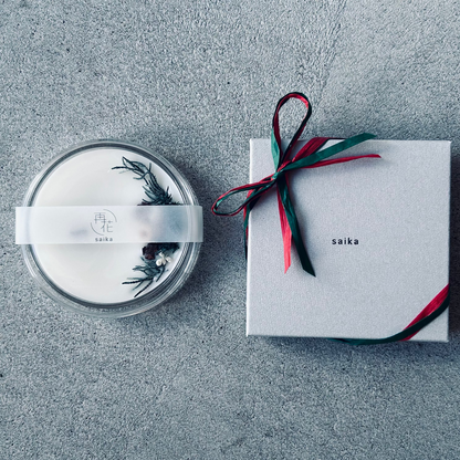 クリスマスメッセージキャンドル