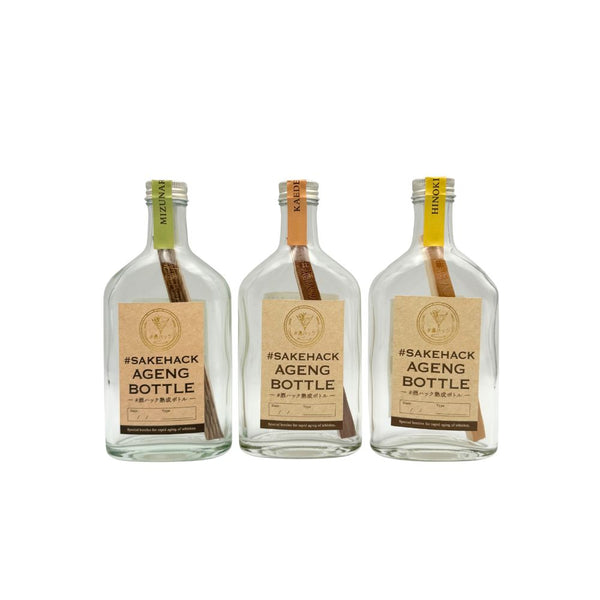 檜スモーカーとガラスボトルセット 酒ハック 酒ハック】熟成ボトル｜エシカルな暮らし – ethikura