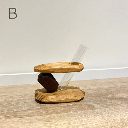 WOOD BLOCK 一輪挿し・積み木