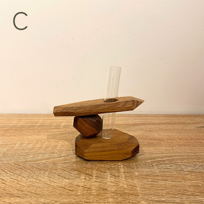 WOOD BLOCK 一輪挿し・積み木