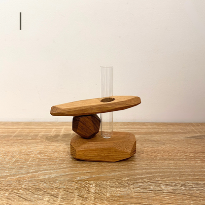 WOOD BLOCK 一輪挿し・積み木