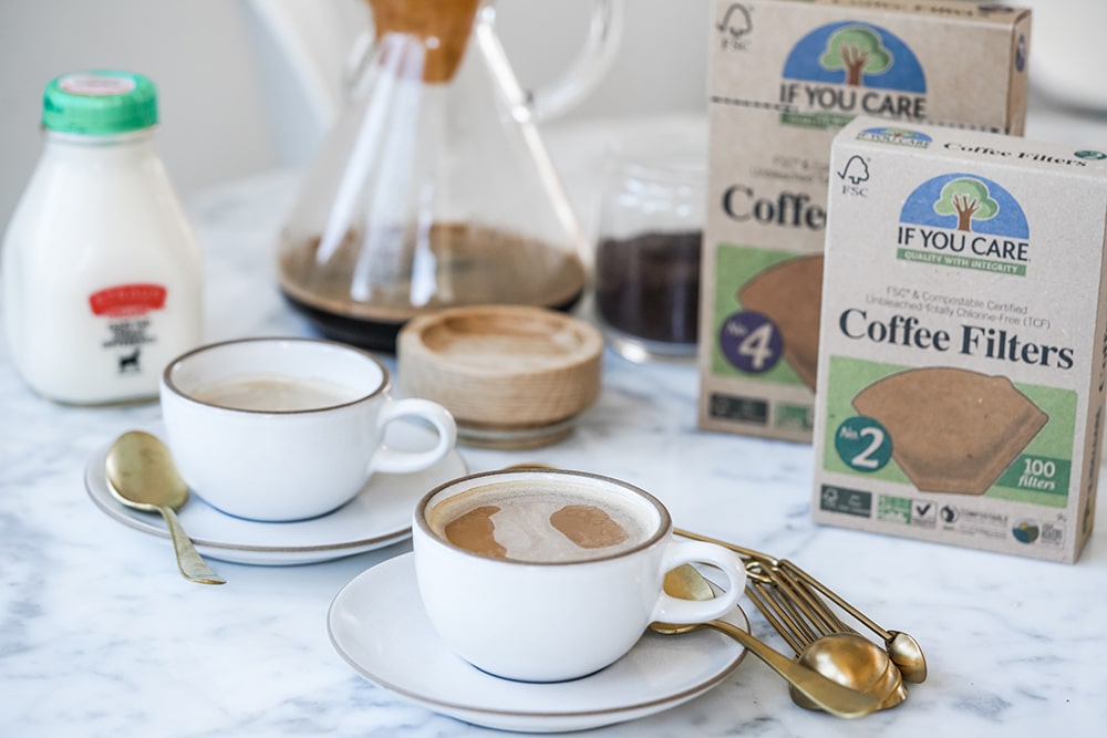 FSC＆コンポスト認証　無漂白コーヒーフィルター No.2サイズ（1～2杯用） 100枚入り