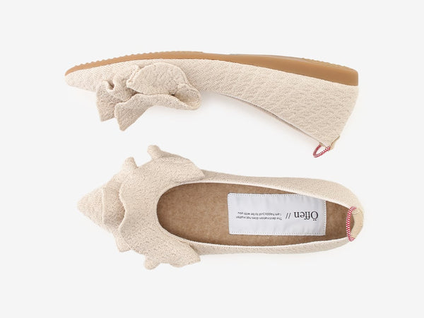 美品 Offen pointed-FRIN / BEIGE & BLACK pointed-FRIN / BLACK & BEIGE | Offen